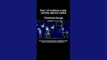 Day 1 of making a rate worthy demon level in Geometry Dash!