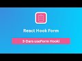 3-dars | useFrom hooki va Formadan malumotlarni olish
