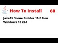 Install JavaFX Scene Builder 16.0.0 on Windows 10