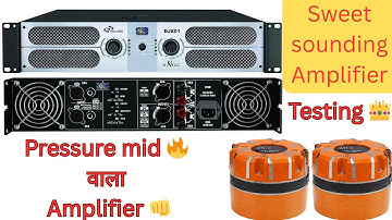 Nx audio dj 801 amplifier || sweet sounding amplifier || 800 waat 4 ohm load || testing and  review 