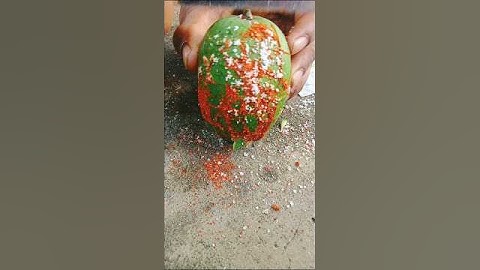 Salt and masala mix for mango 🥭#salt #masala #mixing #mango #fruit #trending #shorts #video #viral