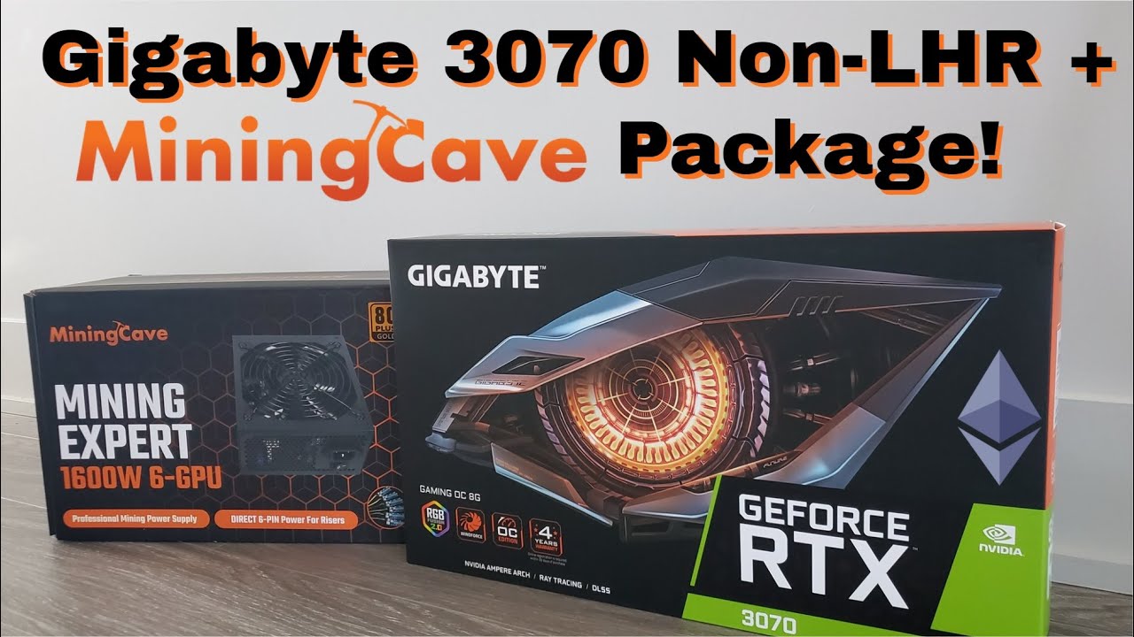 Gigabyte Gaming OC 3070 Non-LHR + Mining Cave Unboxing!
