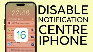 How to Disable Notification Centre on Lock Screen on iOS 16 2022