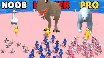 NOOB vs PRO vs HACKER in Battle Choices