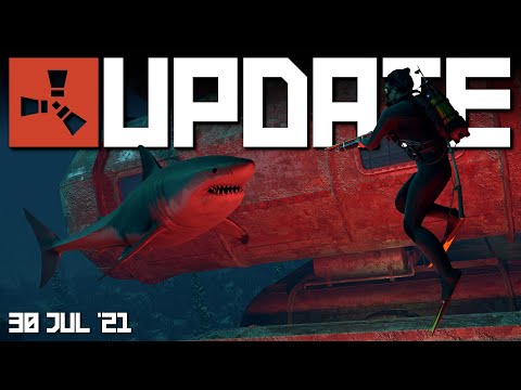 Sharks! And Underwater Update on Staging | Rust Update 30th July 2021