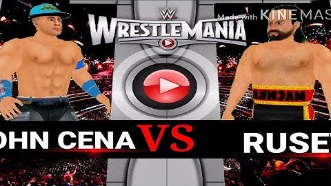 Wr3d(WWE) John Cena vs Rusev in WrestleMania 31