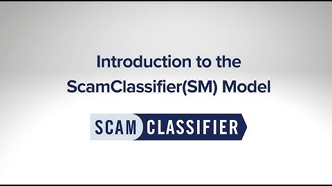Introduction to the ScamClassifierˢᵐ Model