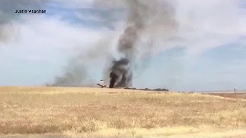 VIDEO: Oroville Jet Crash Explosion Caught On Video