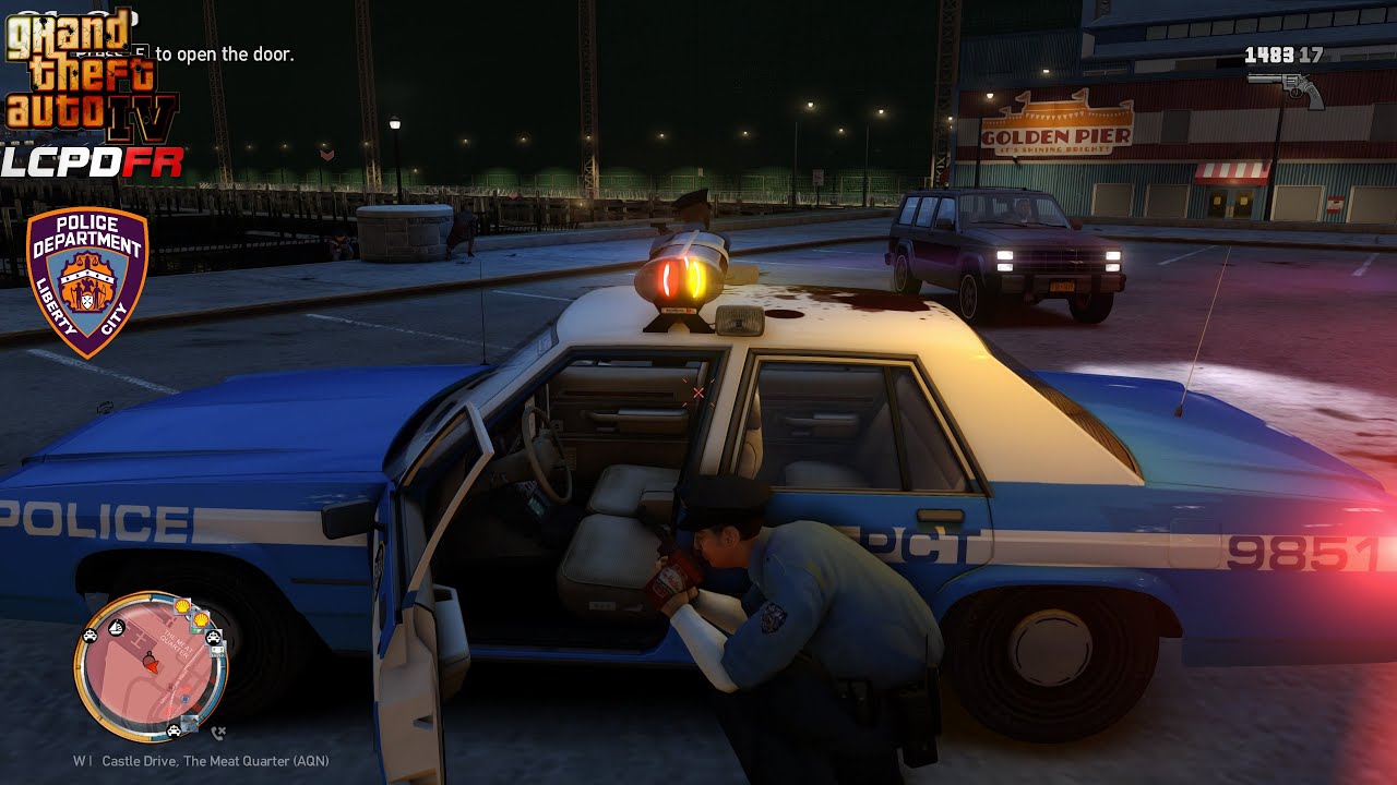 GTA IV - LCPDFR 1.1🚔 - LCPD/NYPD - 1980'S Patrol - Shots Fired On Officer | Officer Down - 4K