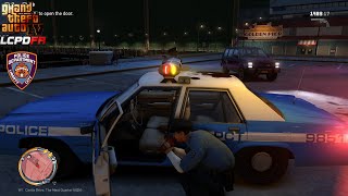 GTA IV - LCPDFR 1.1🚔 - LCPD/NYPD - 1980'S Patrol - Shots Fired On Officer | Officer Down - 4K