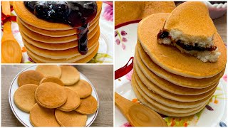 بان كيك في 5 دقائق فقط أروع فطور ممكن تقدمبه لاطفالك pancake