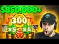 Winning over 850000 during this super degenerate session unbelievable highlights