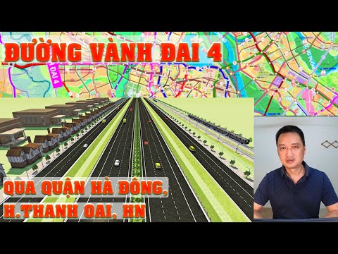 Video Chi tiết hướng tuyến đường Vành đai 4 qua địa bàn quận... - youtube