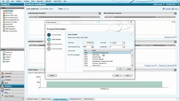 Sage Line 50 Enter a product for inventory