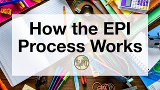 Webinar: How the EPI Process Works 8.6.20