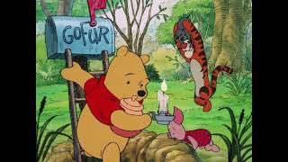 Pooh - Therefore, I probably lost it, where I don't remember going. (Falls down Gopher's hole)