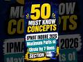 MKC-4 ( Must Know Concepts) | IPMAT Indore Quant | IPMAT Indore Exam 2026 #ipmat2026 #ipmatindore