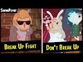 Break Up HAMSTER Fight VS Don't Break Up Fight - Little Misfortune Choices Check / What If