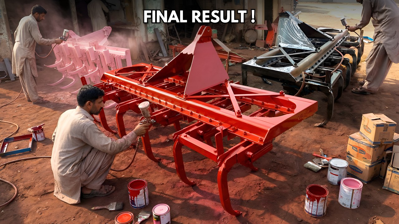 He Built This Cultivator From Scrap… Final Result Is Insane