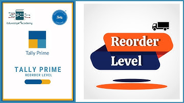 Tally Prime - Reorder Level