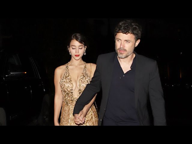 Casey Affleck seems UPSET with girlfriend as they have row in