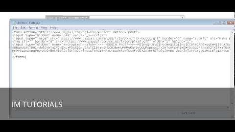 How To Create and Customize a Paypal "Buy Now" Button
