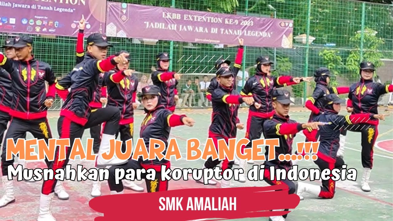 MENTALNYA JUARA BANGET - PASKIBRA SMK AMALIAH - LKBB EXTENTION MAN 2 KOTA BOGOR