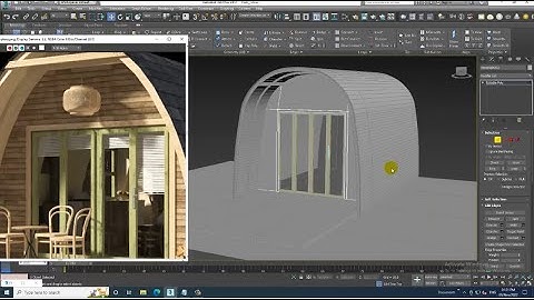 3DsMax Tutorials, Learn 3D Modeling  a Wooden House Pod from Scratch in 3Dsmax ( Part 2)