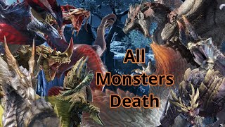 All monster death animations (Monster Hunter Rise Sunbreak) (1k sub special)