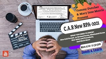 C.A.R. New RPA - 2021