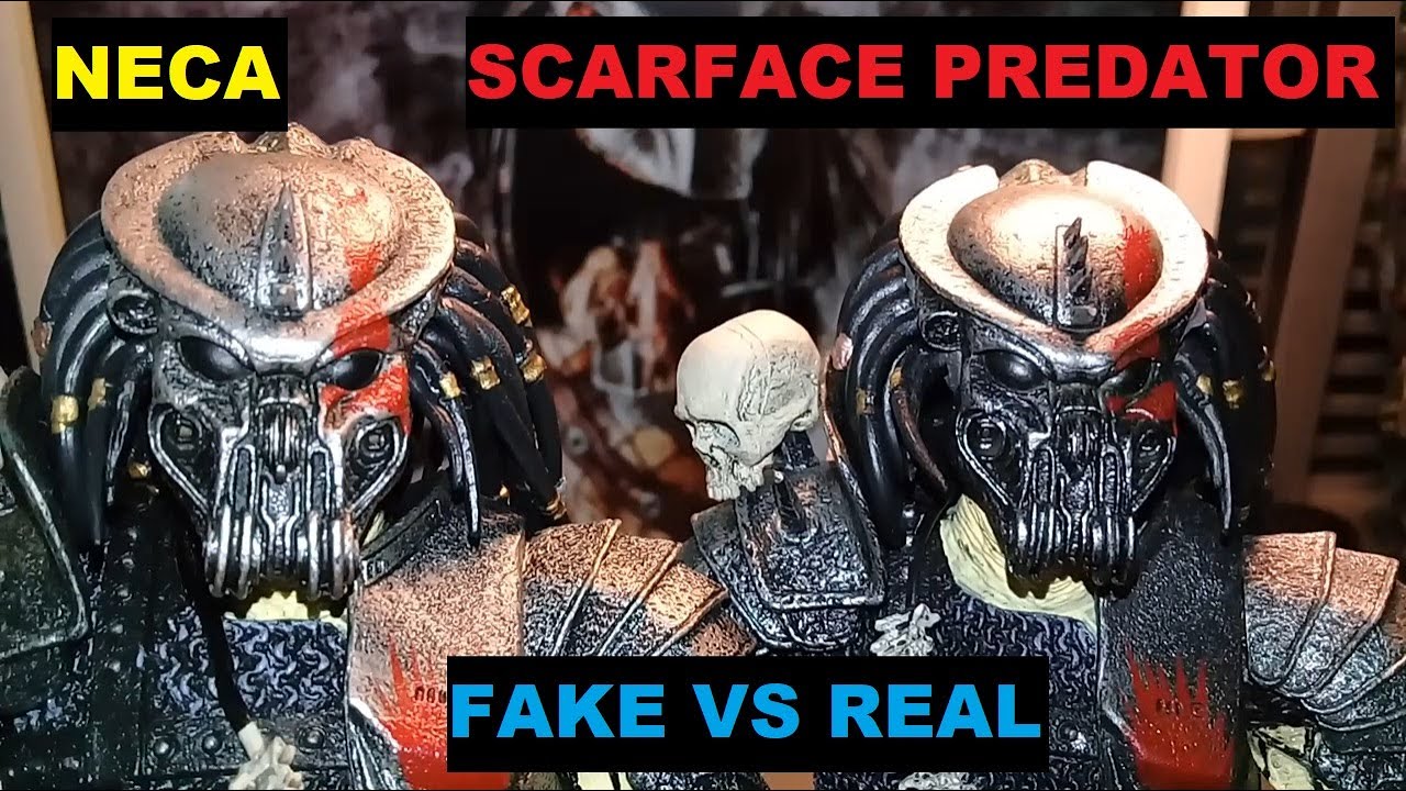 Comparison! 2016 Neca Ultimate Scarface Predator from Concrete
