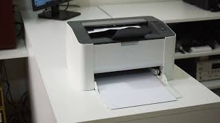 HP Laser 107a Print Test