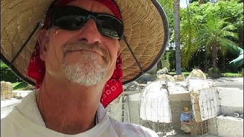 How To Set Rebar for a Fake Rock Pool Grotto