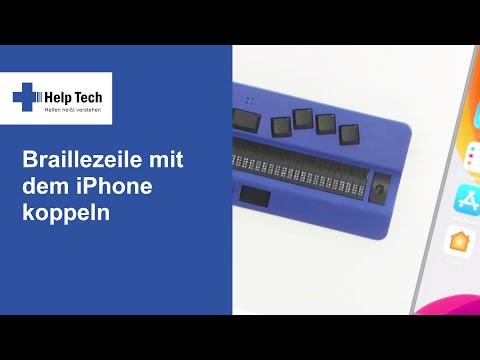 Video: So ändern Sie die Braillezeilenausgabe auf einem iPhone - Gunook