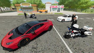 Police give tickets to EVERYONE | Farming Simulator 22