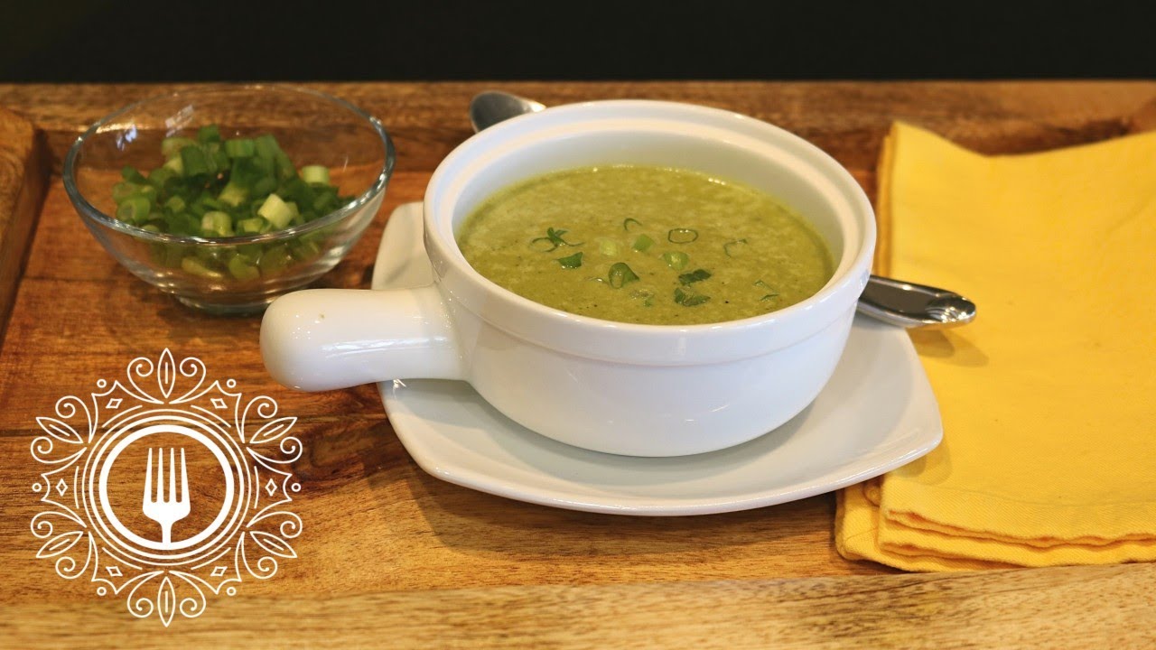 Crema de Chile Poblano / La Sopa Mas Facil de Preparar