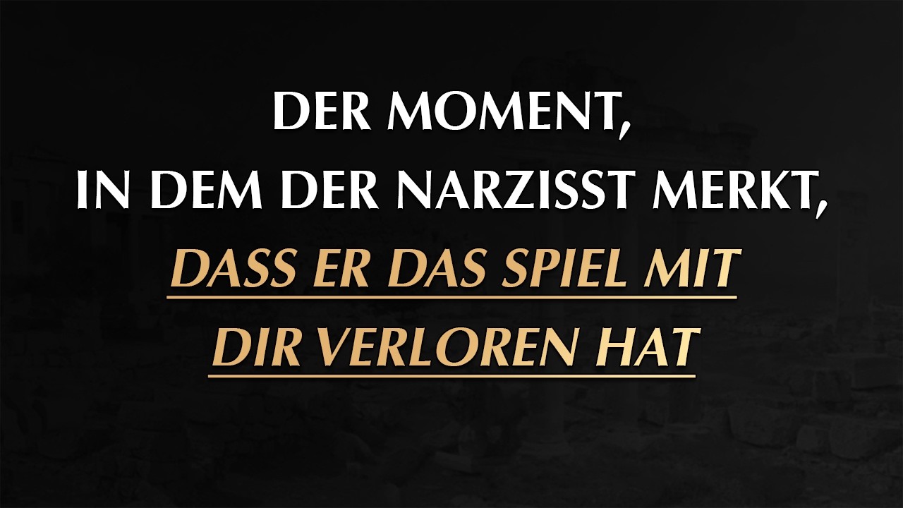Wenn der Narzisst realisiert, dass er dich nicht hätte ausnutzen dürfen | Narzissmus