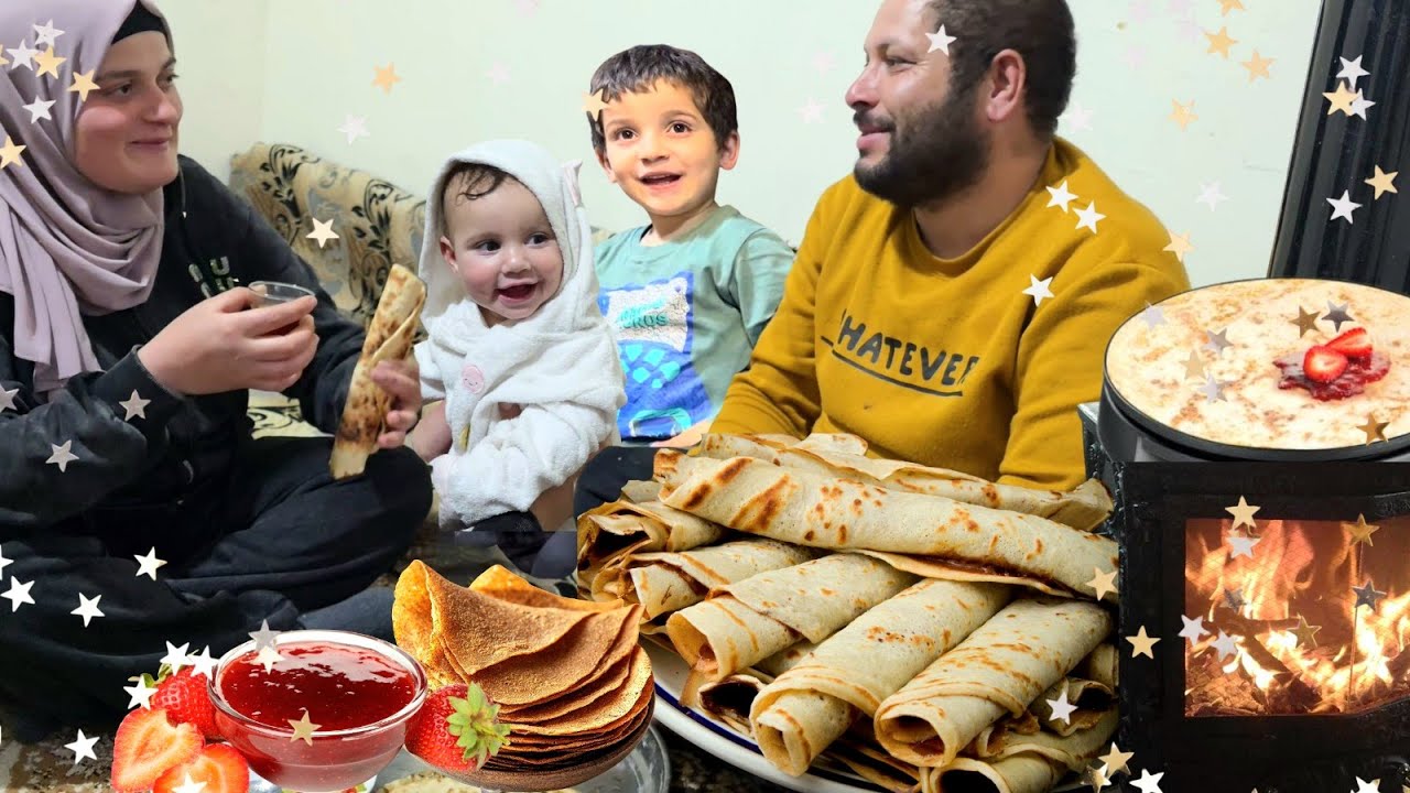 مناقيش على الصوبيا 🔥حلويات صحية ❤️وجلسة تصوير مع جميلة ❤️