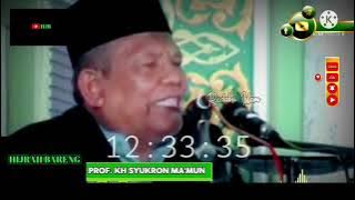 KH Syukron Makmun marah PRESIDEN BAJINGAN!!MENTRI BAJINGAN!!GUBERNUR BAJINGAN!!