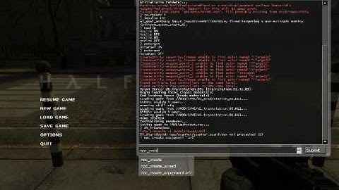 HL2 Console cheats