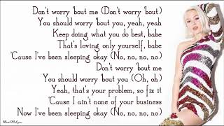 Zara Larsson - Don't Worry Bout Me [Lyrics]