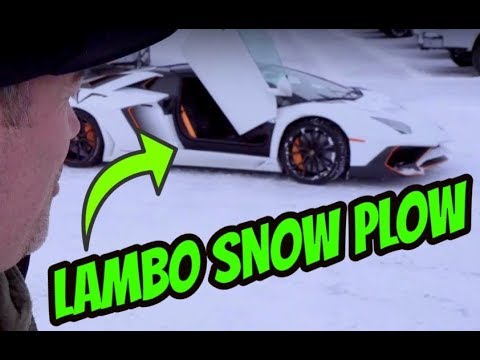 lamborghini-snow-plow-meets-colorado-**drifting-in-snow**