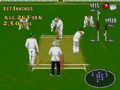 Brian Lara Cricket Sega Mega Drive Genesis 1995