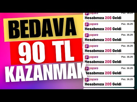 BEDAVA 90 TL PARA KAZANMAK 🔥 ÇALIŞMADAN PARA KAZANMA FORMÜLÜ 🔥 İNTERNETTEN PARA KAZANMA 2024