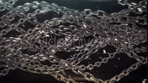 Sliver Chain Loop Background