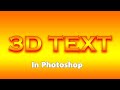 Create 3D Text effect in Photoshop | Photoshop Text effect  Hindi tutorial By Om Graphic