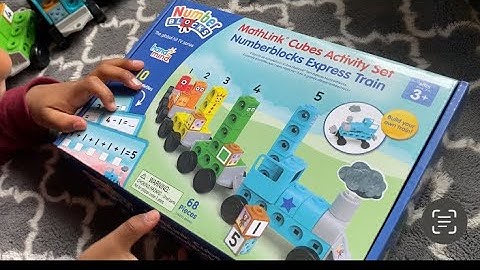 Hand2mind Numberblocks Express Train MathLink Cube Activity Set