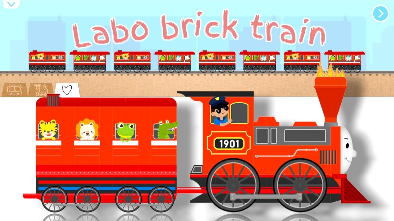 Labo Brick Train - One - 57 - YouTube