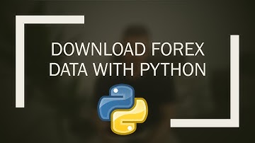 Download FOREX candlestick tick data for FREE using Python