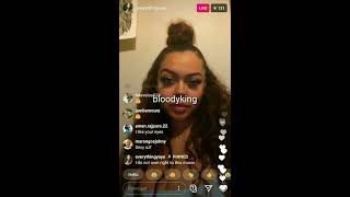 Instagram Beauty Yamz On Live Ig Interacting With Fans